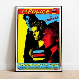 The Police Album Cover Poster: Music Wall Art Print