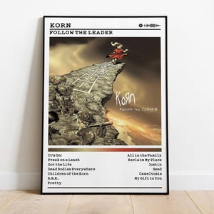 Korn - Follow The Leader Album Poster: Metal Music Wall Art