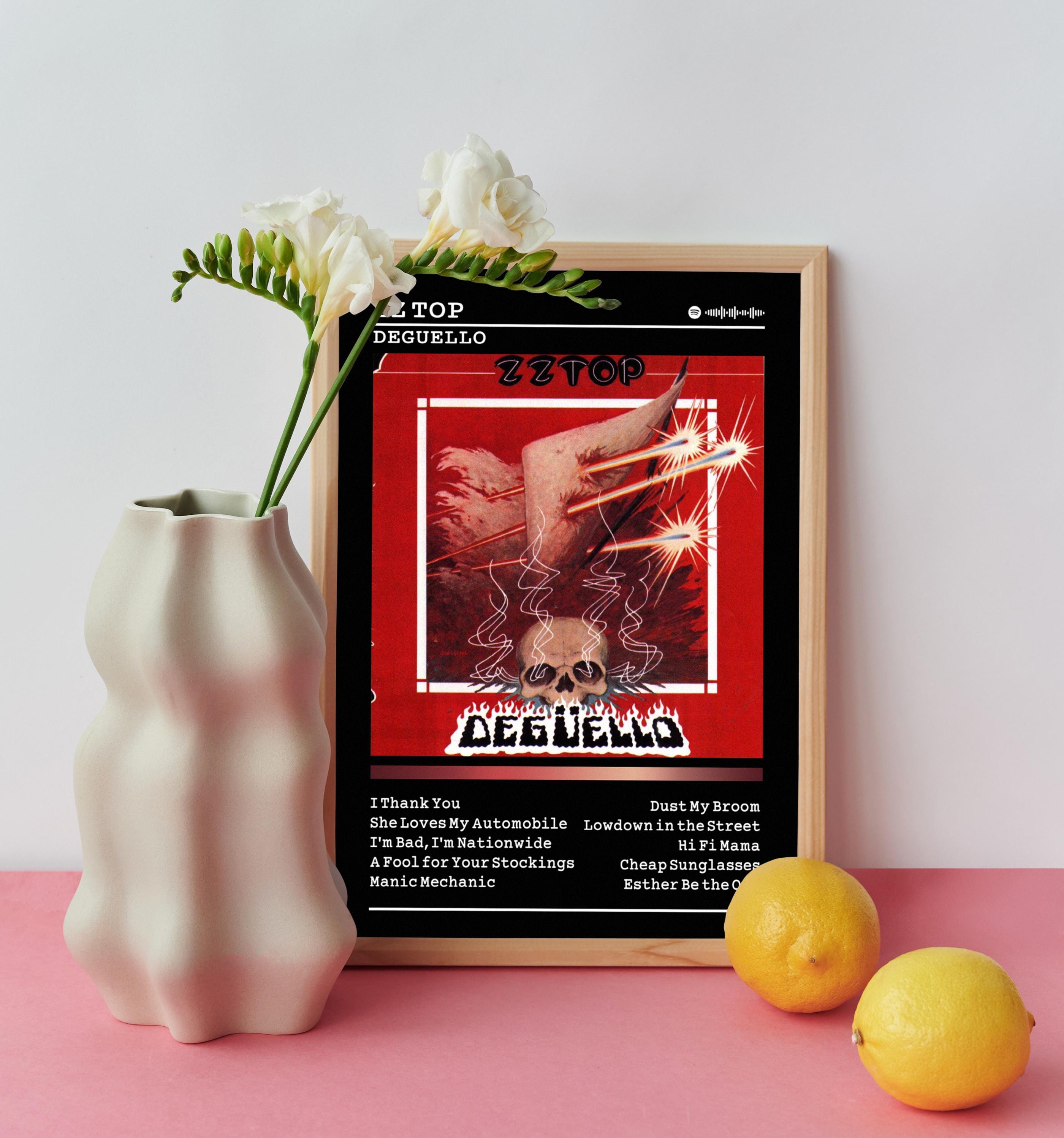 ZZ Top Degüello Album Poster: Rock Music Wall Art - Etsy