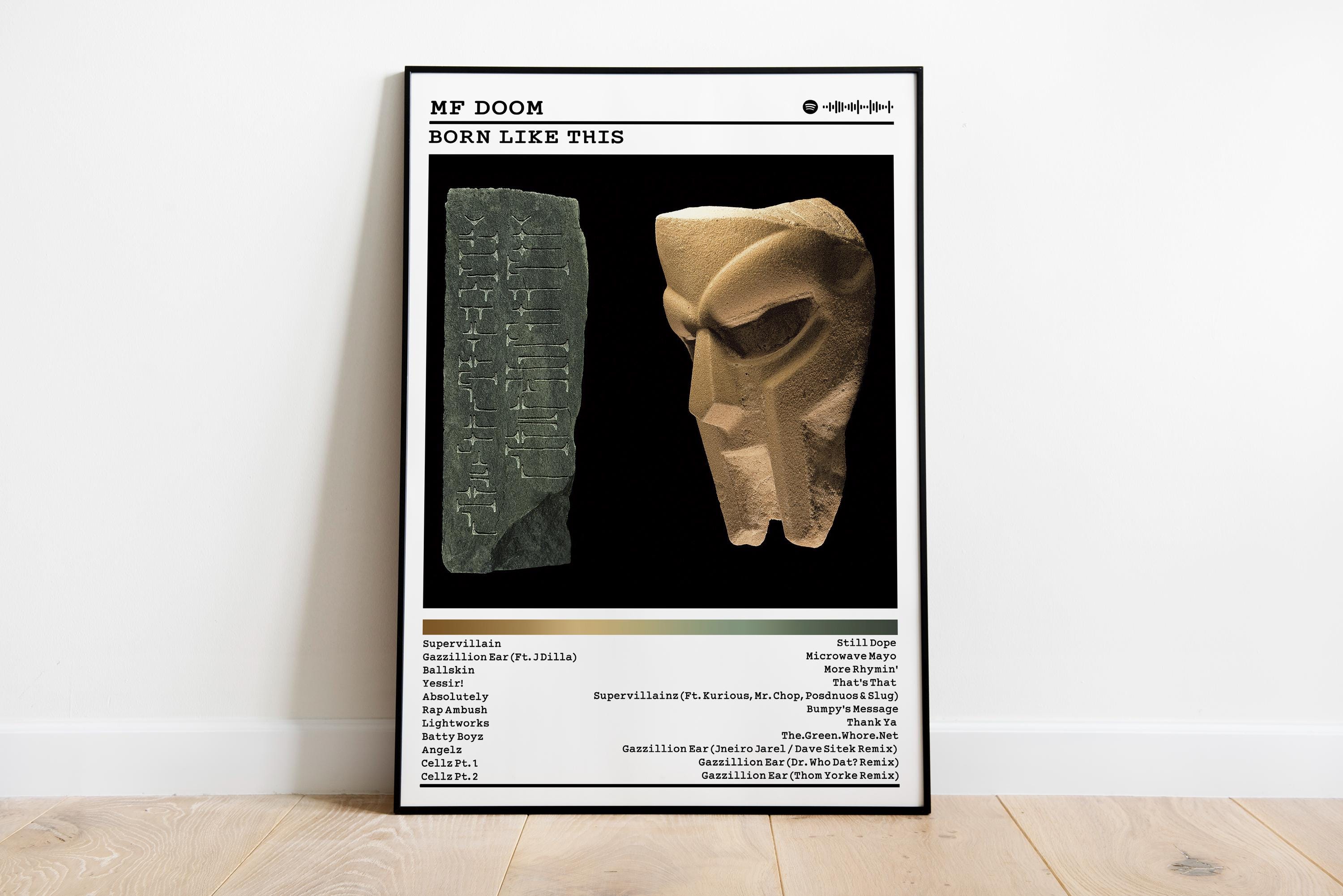 Discover MF Dooom - Born Like This Album Poster: Matte Finish Wall Art