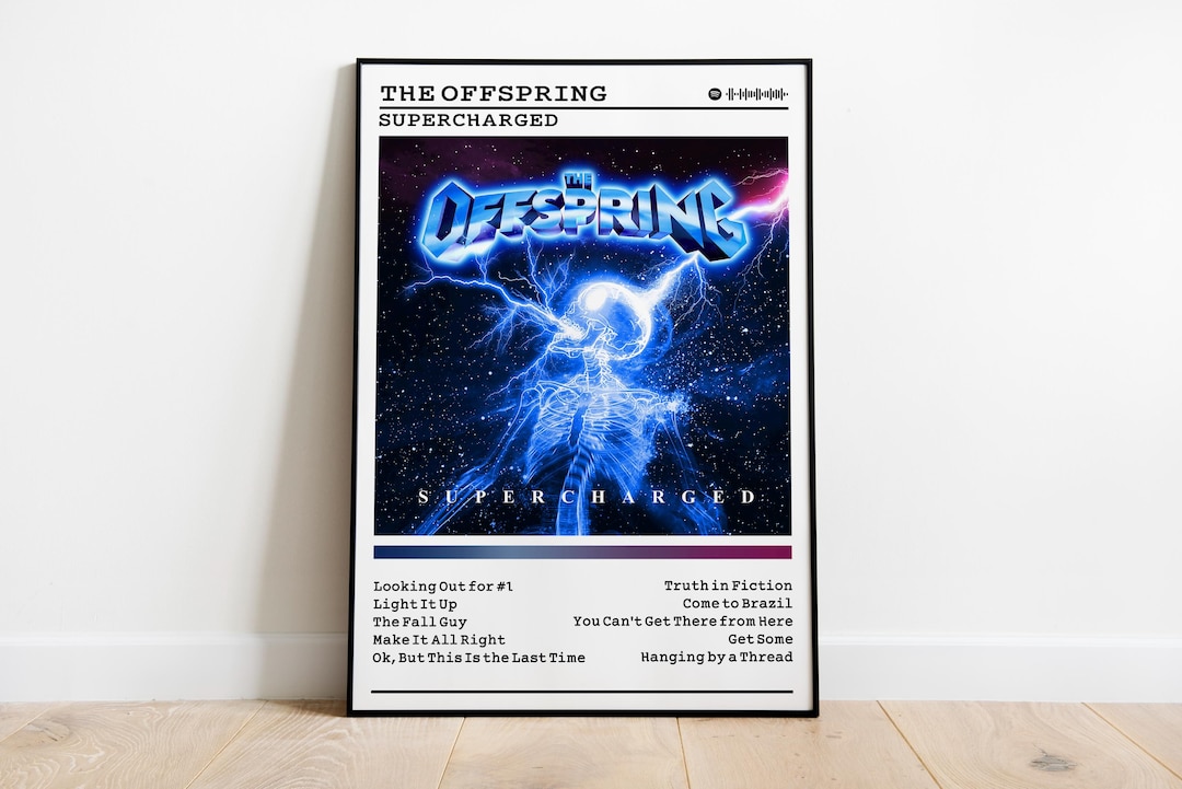 The Offspring - Supercharged Album Poster: Rock Music Wall Art - Etsy