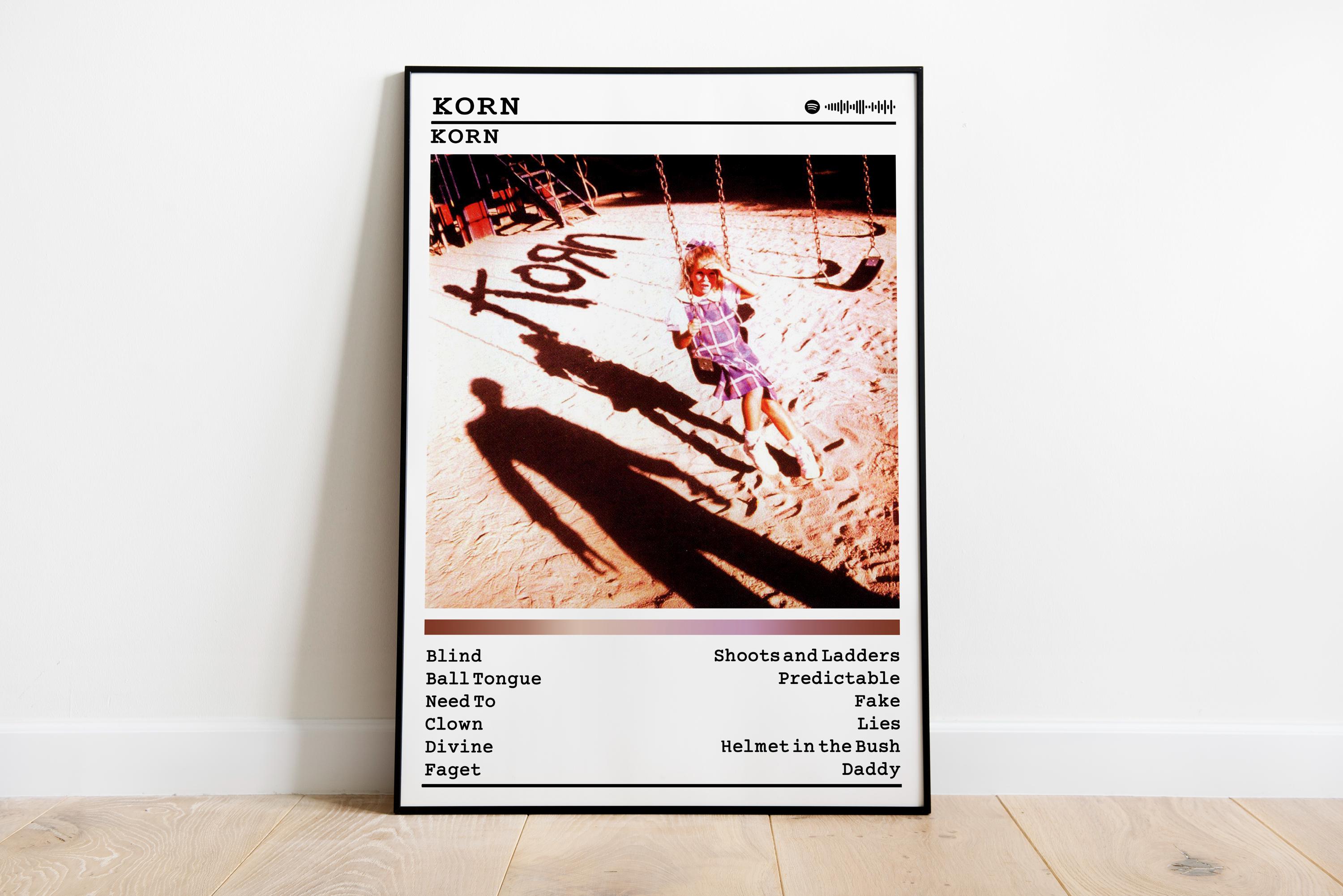 Korn Album Poster: Metal Music Wall Art - Etsy