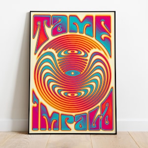 Tame Impala Poster Print | Music Poster | Album Cover Poster | Wall Decor | Music Gift | Room Decor