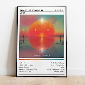 Imagine Dragons Poster | Loom Poster | Album Poster Prints | Wall Decor Posters | Album Cover | Pop Music Poster