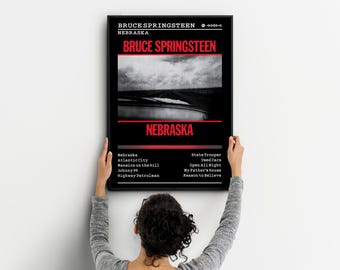 Bruce Springsteen Nebraska Album Poster: Rock Music Wall Art - Etsy