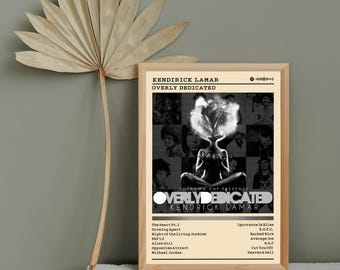 Kendrick Lamar - Overly Dedicated Album Poster: Rap Music Wall Art