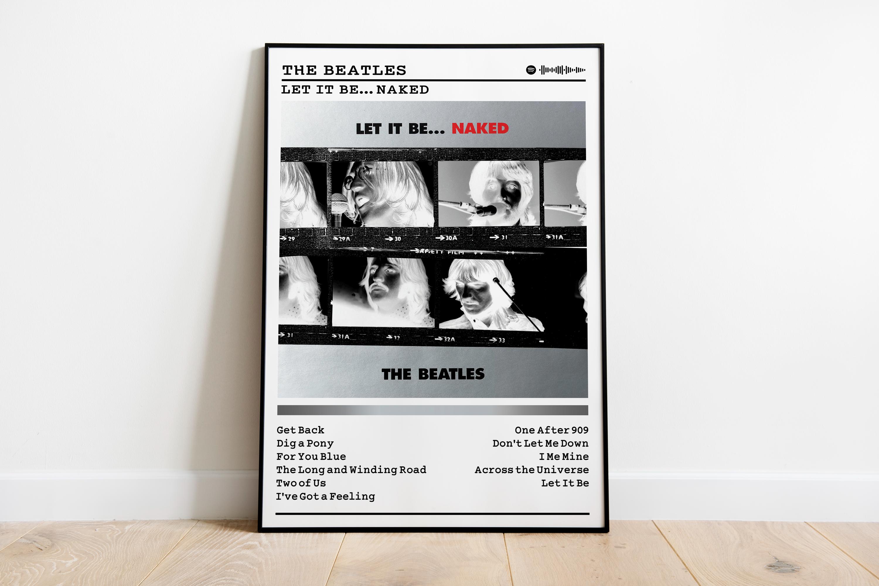 The Beatles 'let It Be Naked' Album Poster | Matte Print - Etsy