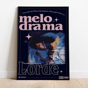 Lorde Poster Print | Music Poster | Album Cover Poster | Wall Decor | Music Gift | Room Decor