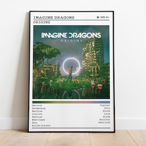 Imagine Dragons Poster | Origins Poster | Album Poster Prints | Wall Decor Posters | Album Cover | Pop Music Poster