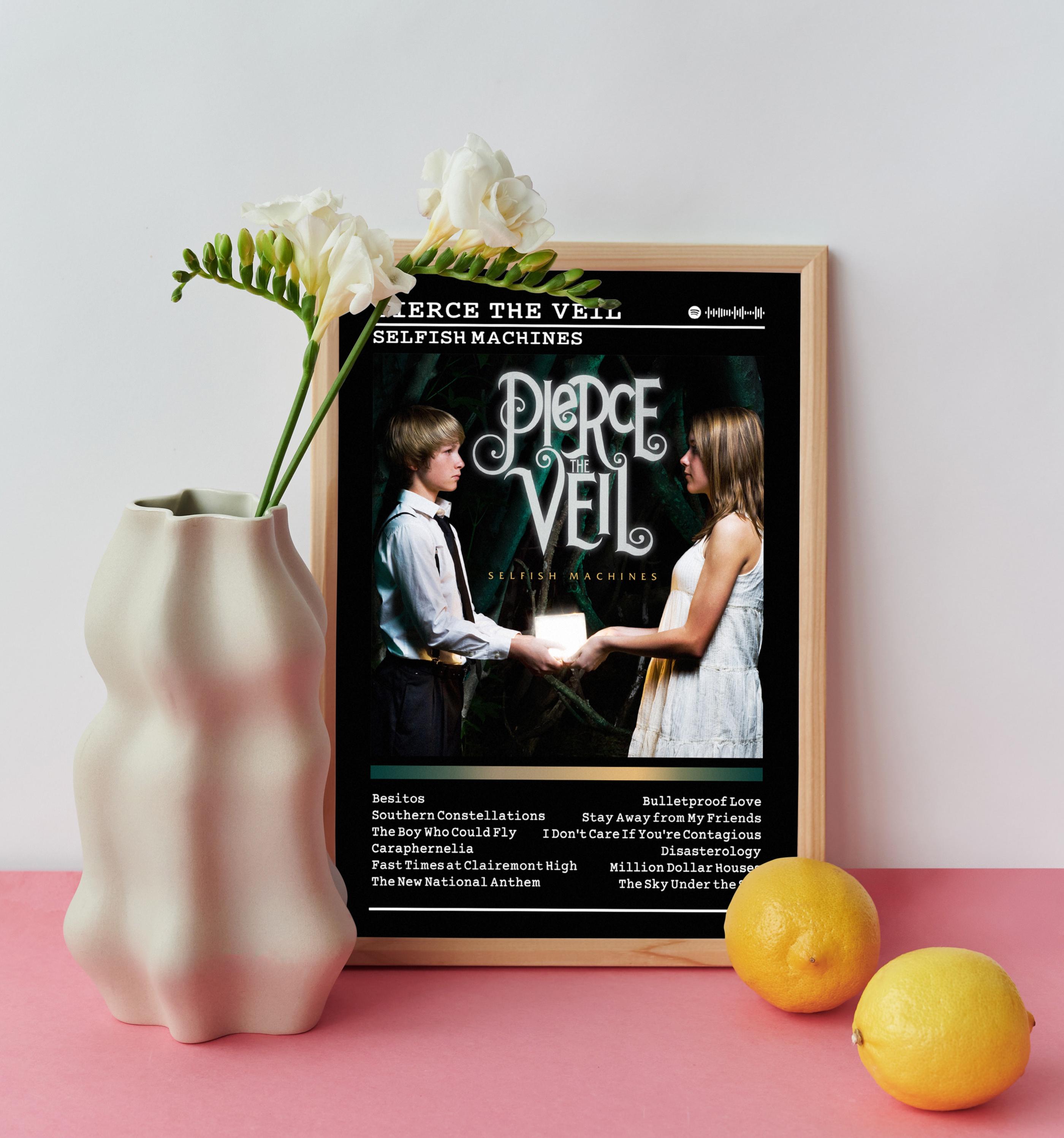 Pierce the Veil - Selfish Machines Album Poster: Rock Music Wall
