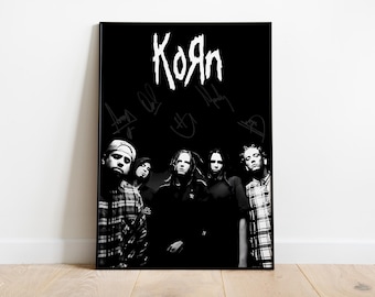 KORN ポスター 新品未開封 フレームなし コレクターズレア 2024 - Etsy