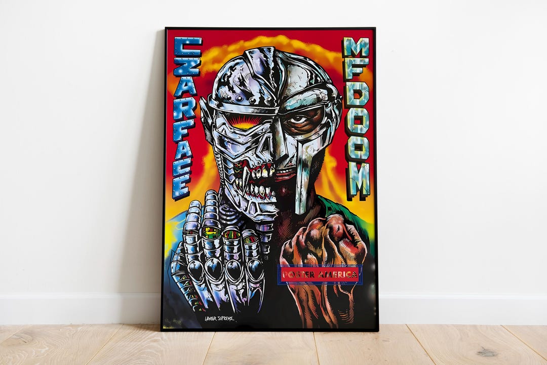 MF Doom Album Cover Poster: Music Wall Art Print - Etsy