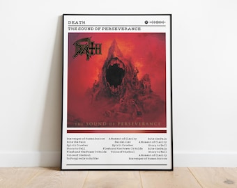 Death "The Sound Of Perseverance" Album Poster | Metal Music Print