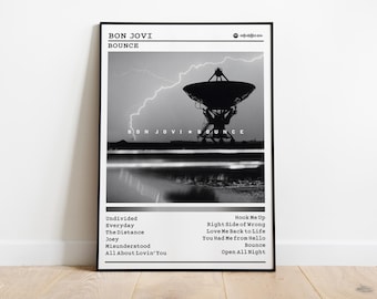 Bon Jovi 'Bounce' Album Poster: Rock Music Wall Art