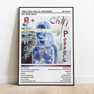 Red Hot Chili Peppers Poster | By The Way Poster | Album Poster Print | Wall Decor Poster | Album Cover | Rock Music Poster
