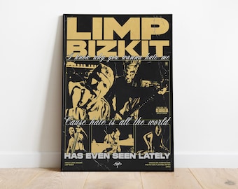 Limp Bizkit Album Cover Poster: Music Wall Art Print - Etsy