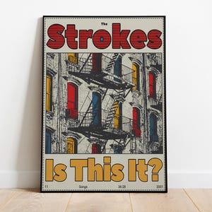 The strokes poster - Etsy 日本