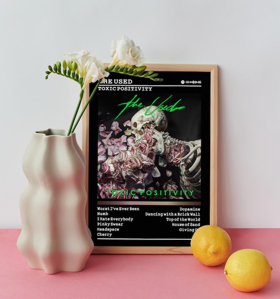 The Used 'toxic Positivity' Album Cover Art Print - Etsy