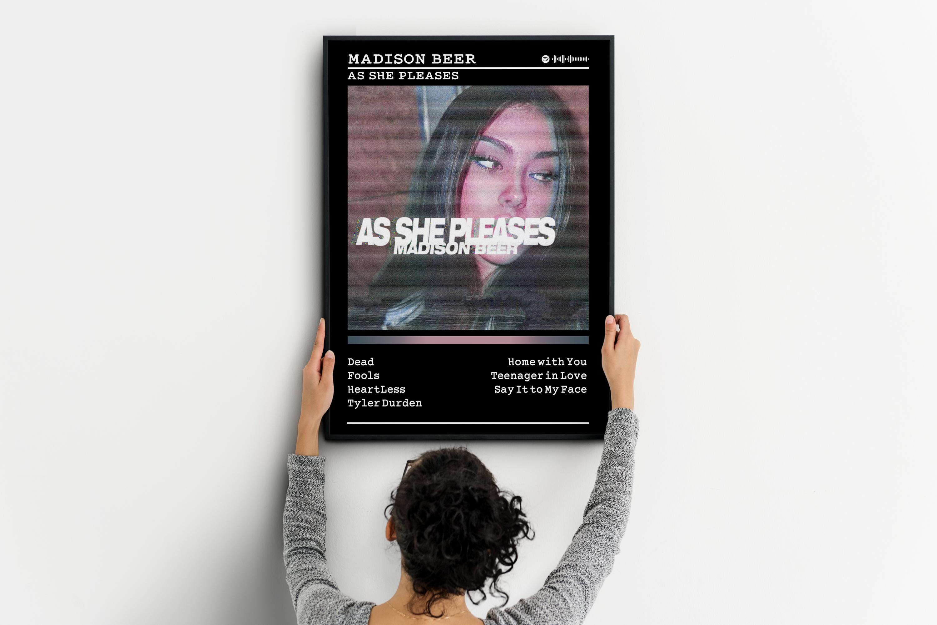 Madison Beer 'as She Pleases' Album Poster: Matte Finish Wall Art