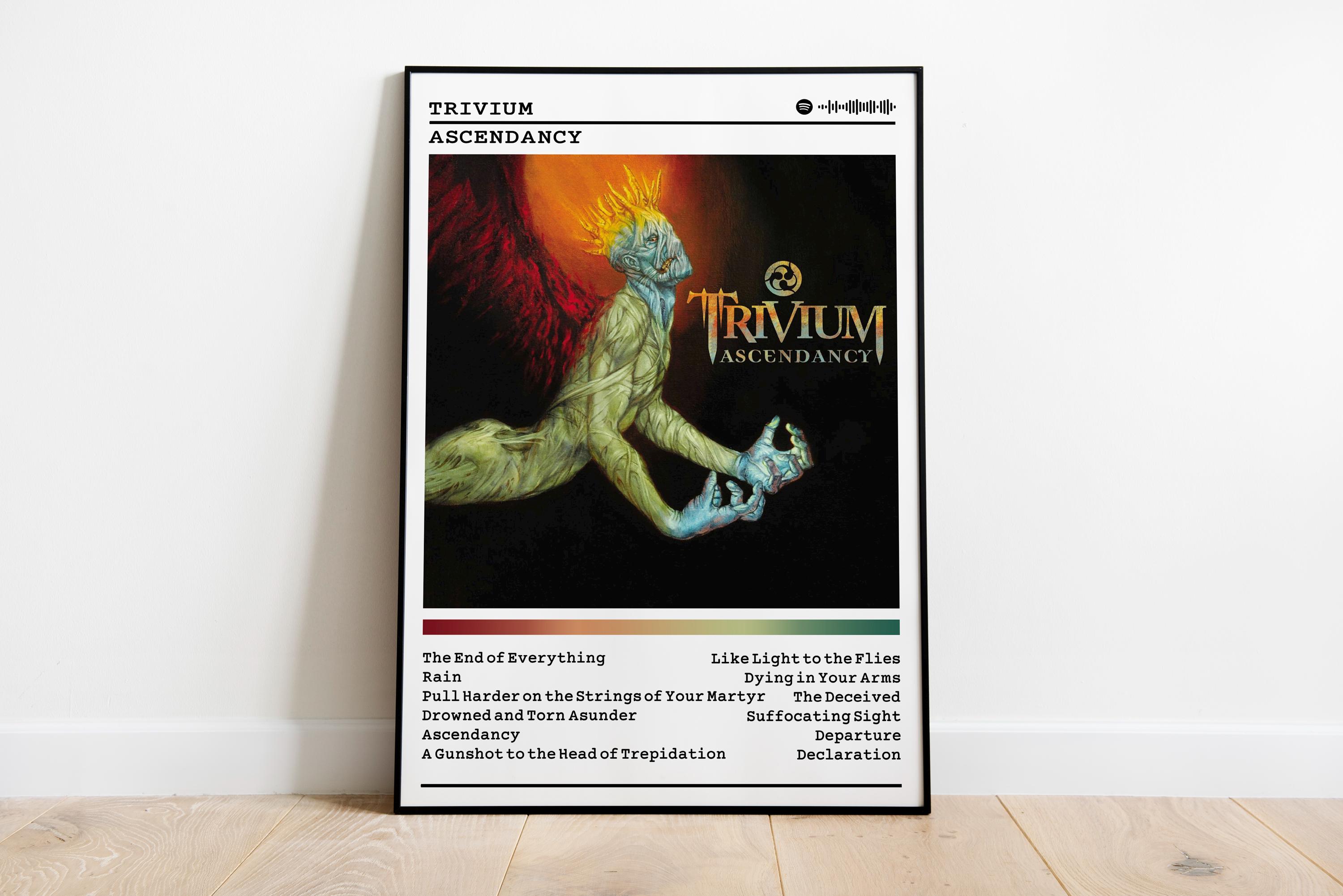 Vesco Trivium Poster - Vengeance Falls Poster - Album Poster Prints Wall Decor Posters Album Cover Metal Music Poster Unframed 12x18 Vesco Trivium Poster - Vengeance Falls Poster - Album Poster Prints Wall Decor Posters Album Cover Metal Music Poster Unframed 12x18