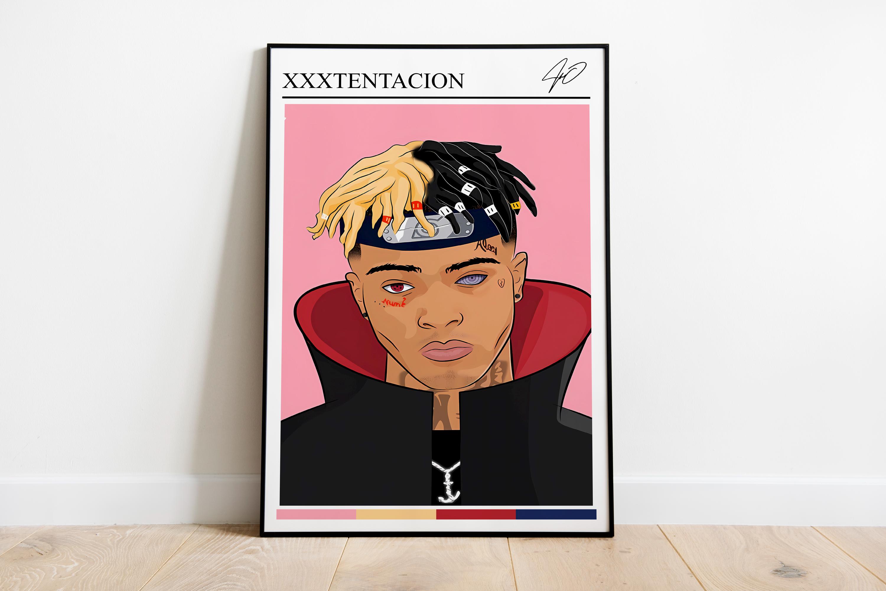 XXXTENTACION アルバムカバーポスター：ミュージックウォールアート