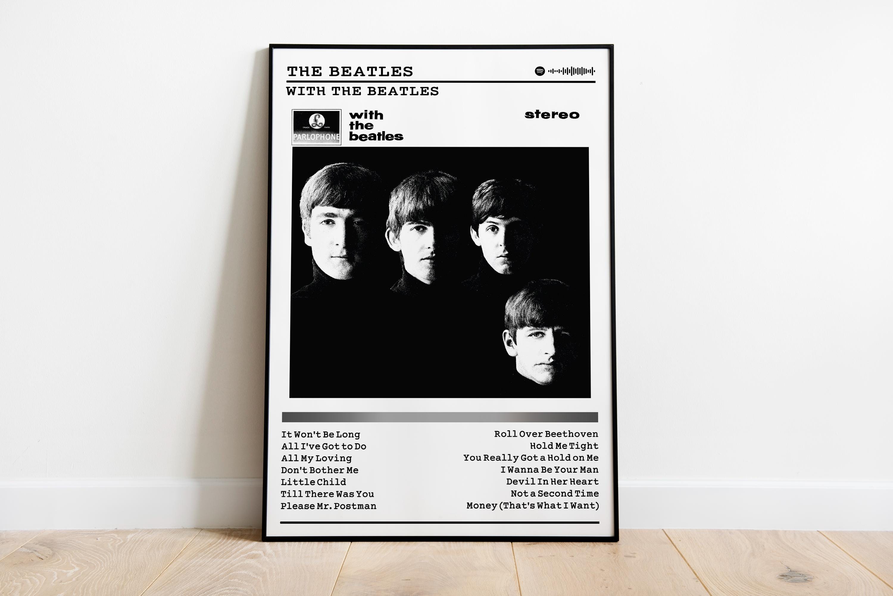ビートルズ『With The Beatles』アルバムカバーポスター：マット