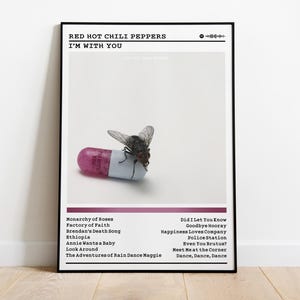 Red Hot Chili Peppers Poster | I&#39;m With You Poster | Album Poster Print | Wall Decor Poster | Album Cover | Rock Music Poster