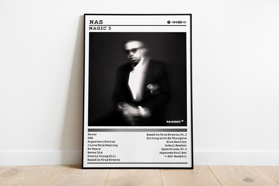 Nas - Magic III Album Poster: Rap Music Wall Art - Etsy