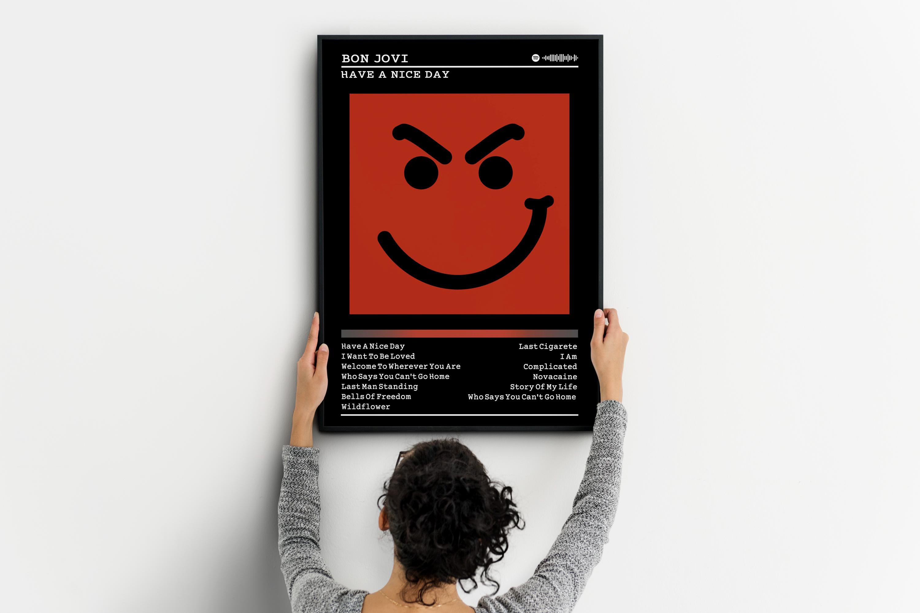Bon Jovi 'have A Nice Day' Album Cover Poster: Rock Music Wall Art