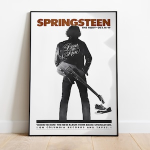 Bruce Springsteen Poster Print | Music Poster | Album Cover Poster | Wall Decor | Music Gift | Room Decor
