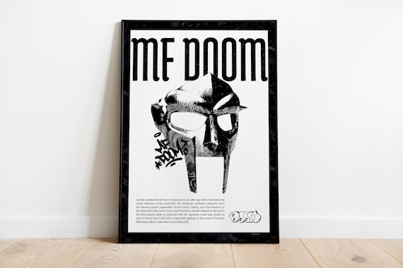 Doom ポスター mf doom絵 madvillain Madvillainy mf doom ポスター
