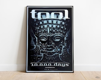 Tool Poster Print | 10,000 Days Album Poster | Music Poster