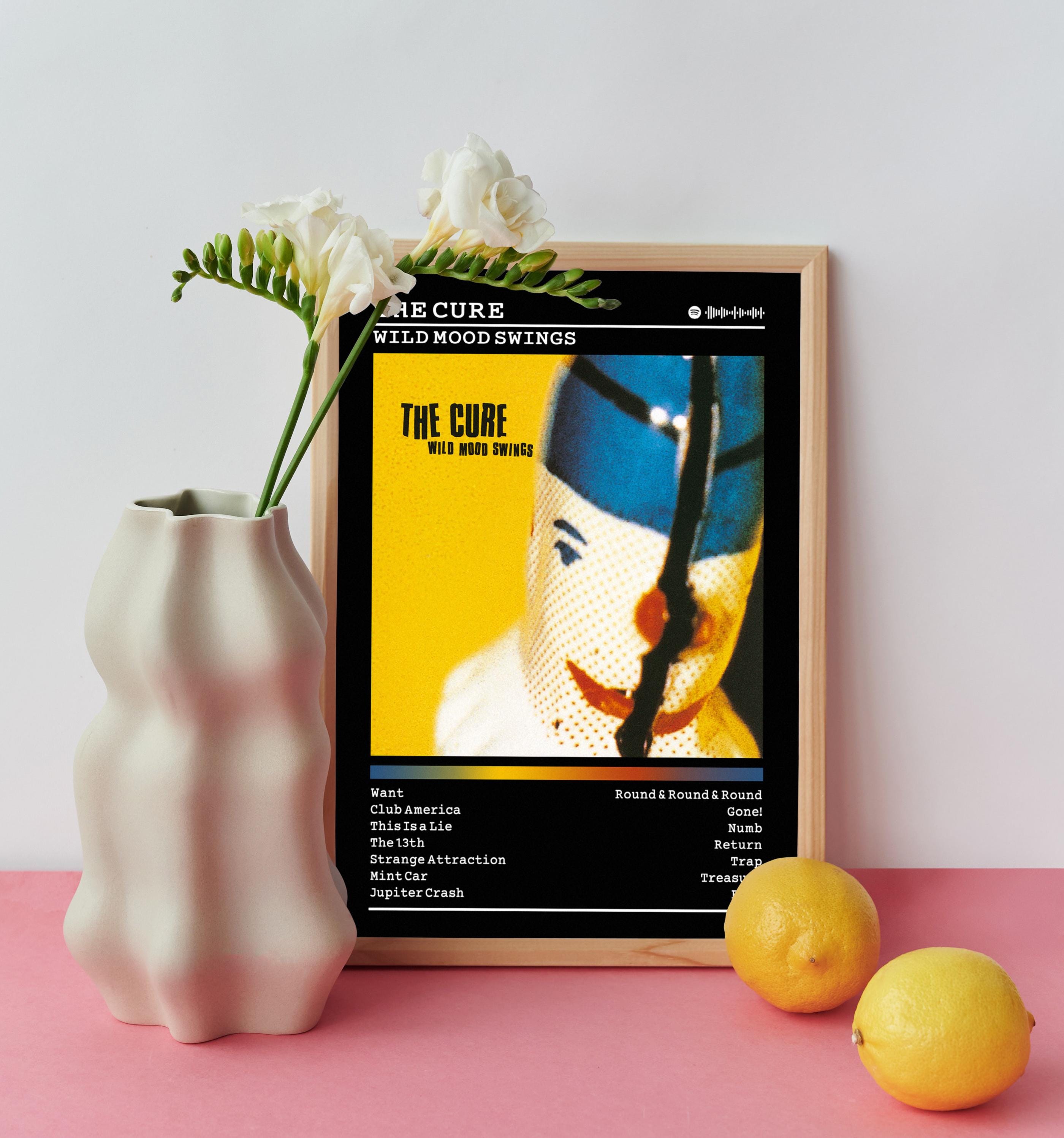 The Cure - Wild Mood Swings Album Poster: Rock Music Wall Art - Etsy