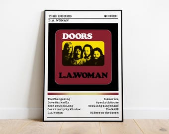 The Doors L.A. Woman Album Cover Poster | Music Room Decor - Etsy The Doors L.A. Woman Album Cover Poster | Music Room Decor - Etsy