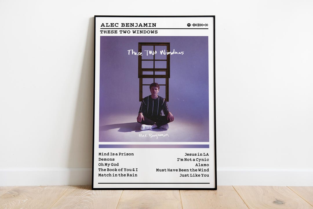 These Two Windows Alec Benjamin 'these Two Windows' Album Poster: Matte Finish Wall Art ...