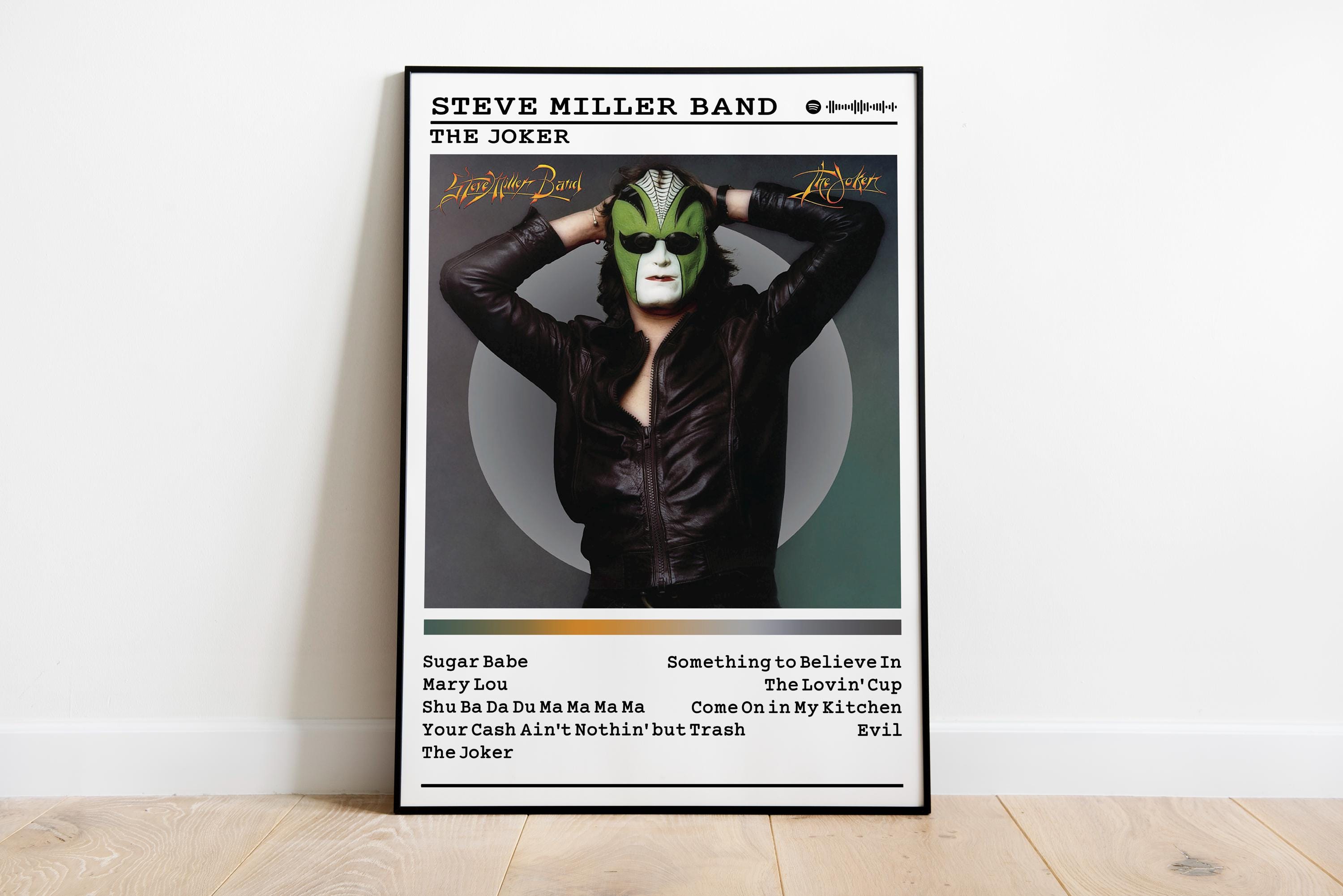 Steve Miller Band 'the Joker' Album Poster: Matte Finish Wall Art