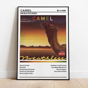 Camel Breathless Album Poster: Rock Music Wall Art - Etsy