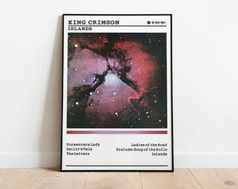 King Crimson Poster Print | in the Court of Crimson King Album