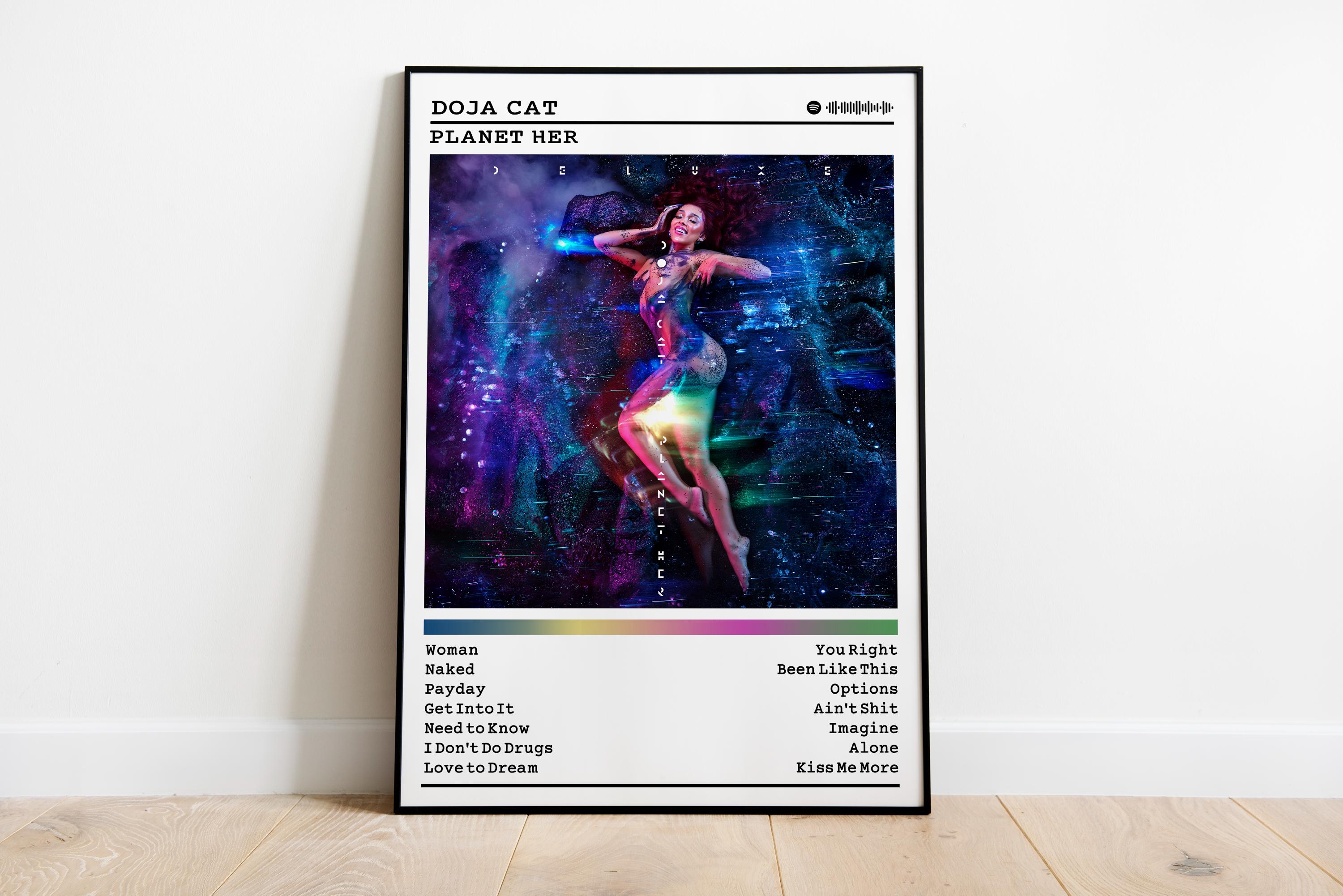 Discover Doja Cat Planet Her Album Poster: Matte Finish Wall Art