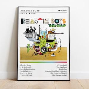 Beastie Boys Poster | The Mix Up Poster | Album Poster Prints | Wall Decor Posters | Album Cover | Rap Music Poster