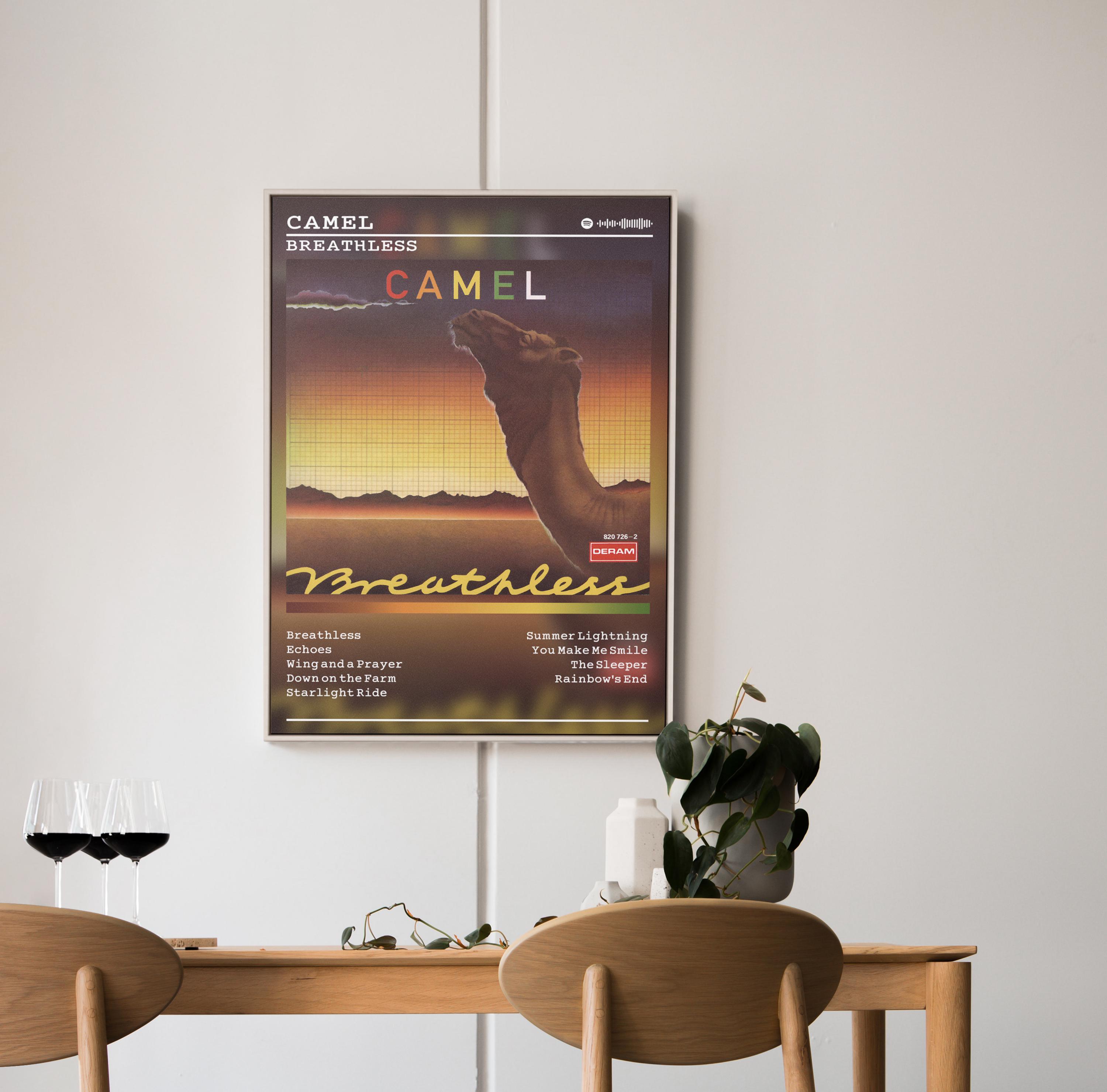 Camel Breathless Album Poster: Rock Music Wall Art - Etsy