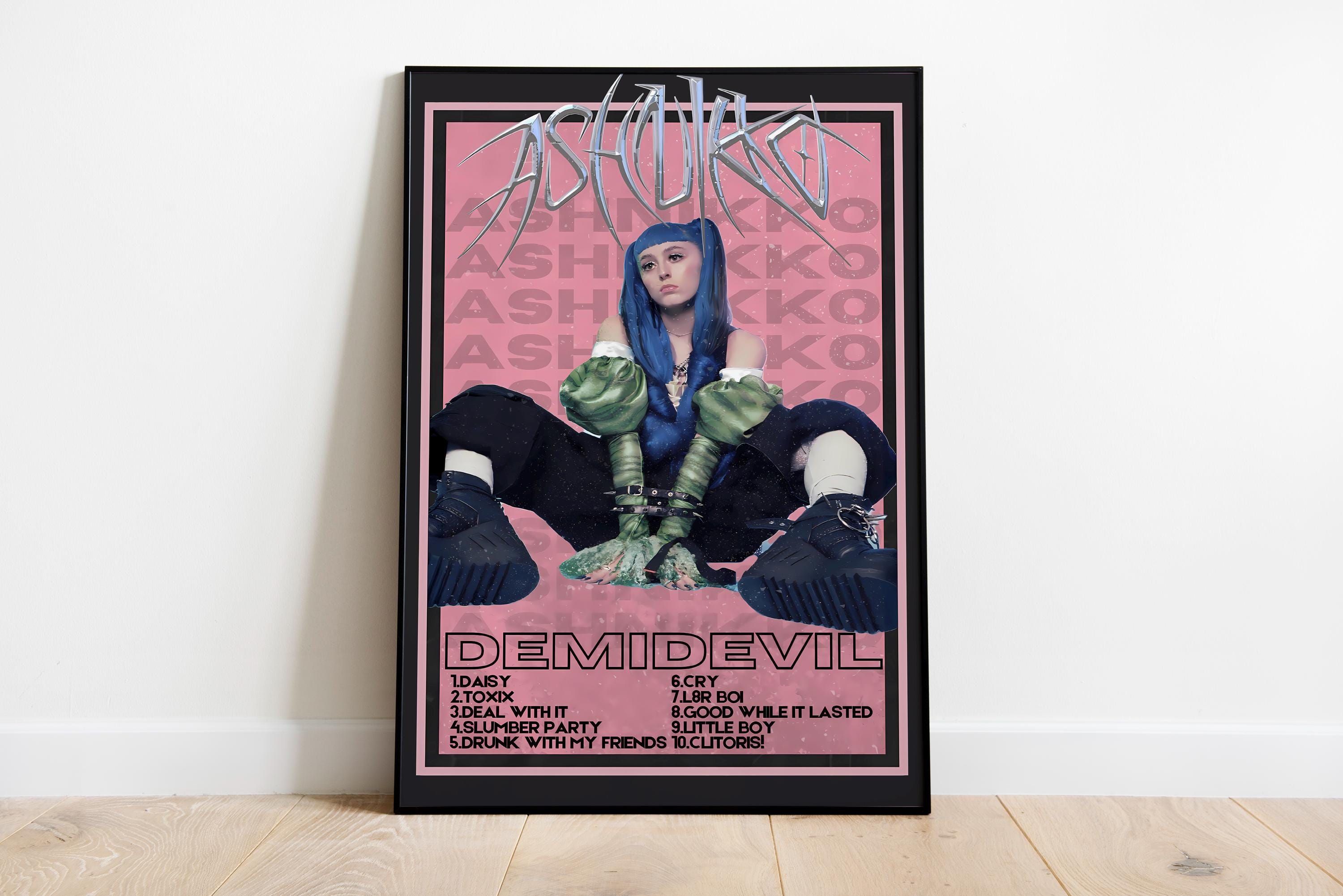Ashnikko Music Poster Print: Album Cover Art, Room Decor - Etsy Israel