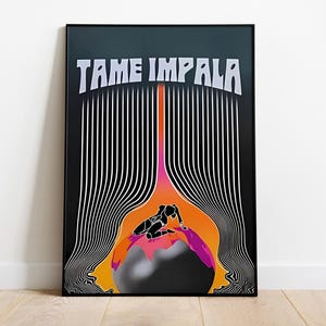 Tame Impala Poster Print | Music Poster | Album Cover Poster | Wall Decor | Music Gift | Room Decor