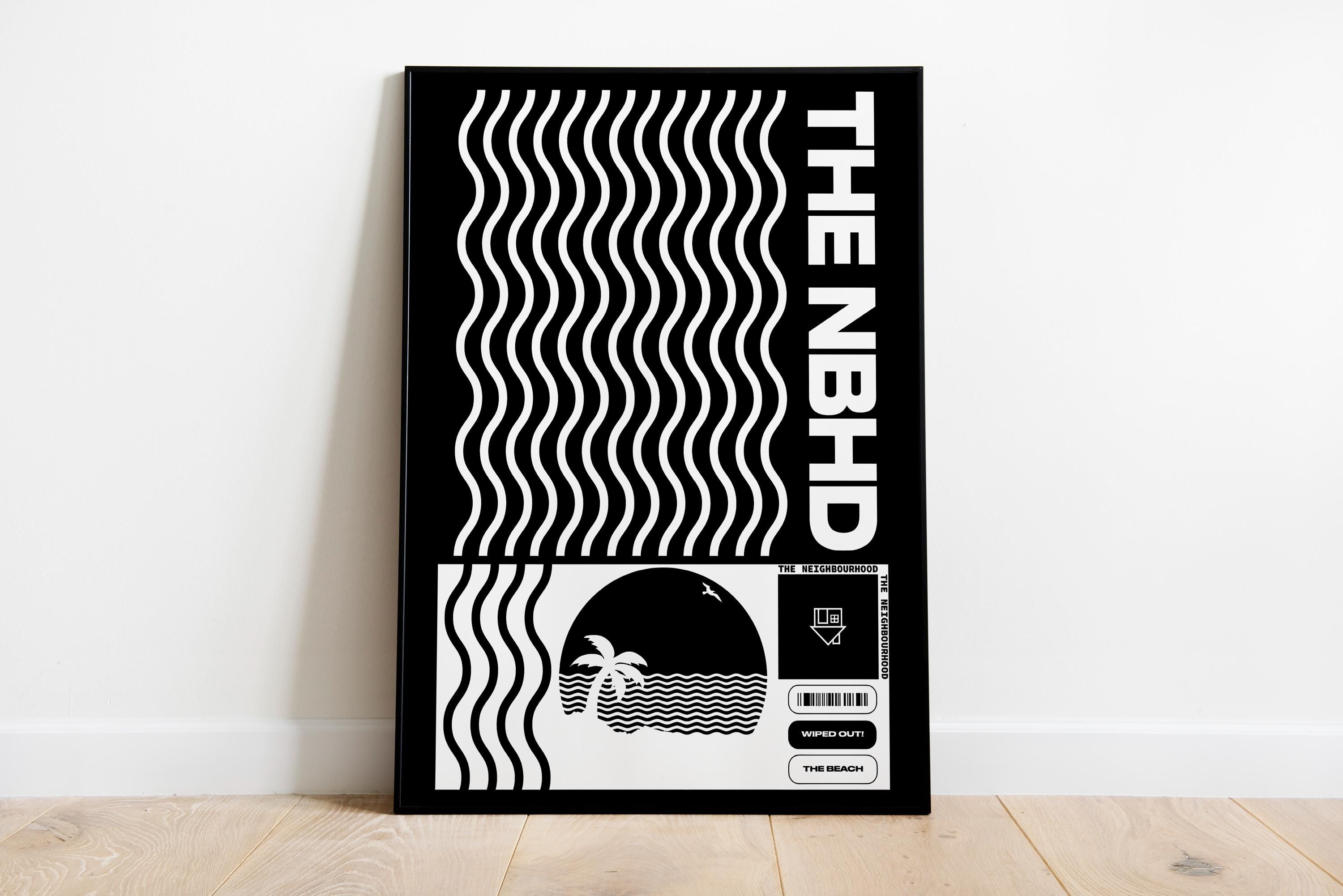 Poster Sur Toile « I R I The Neighbourhood 2018 » - Décoration Murale Vintage 20x30 Cm - Sans Cadre