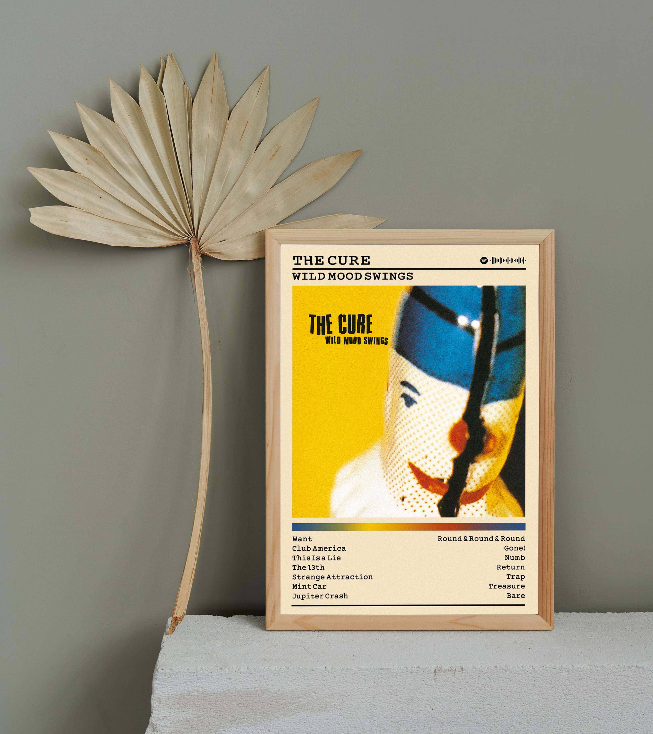 The Cure - Wild Mood Swings Album Poster: Rock Music Wall Art - Etsy