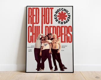 Miniature Guitar Red Hot Chili Peppers With Stand. RHCP - Etsy