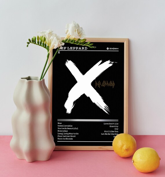 Def Leppard 'X' Album Poster | Matte Fine Art Print - Etsy