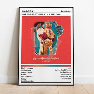 Halsey Hopeless Brunnen Königreich Poster: Album Cover Kunstdruck