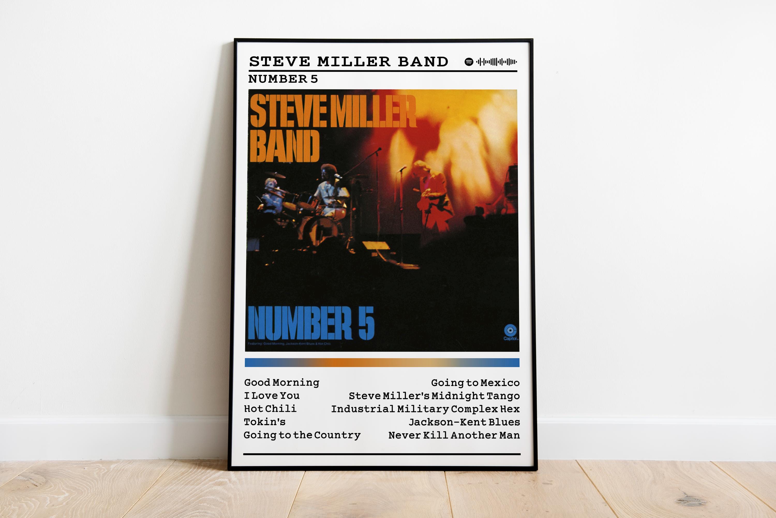 Steve Miller Band - Number 5 Album Poster: Rock Music Wall Art - Etsy