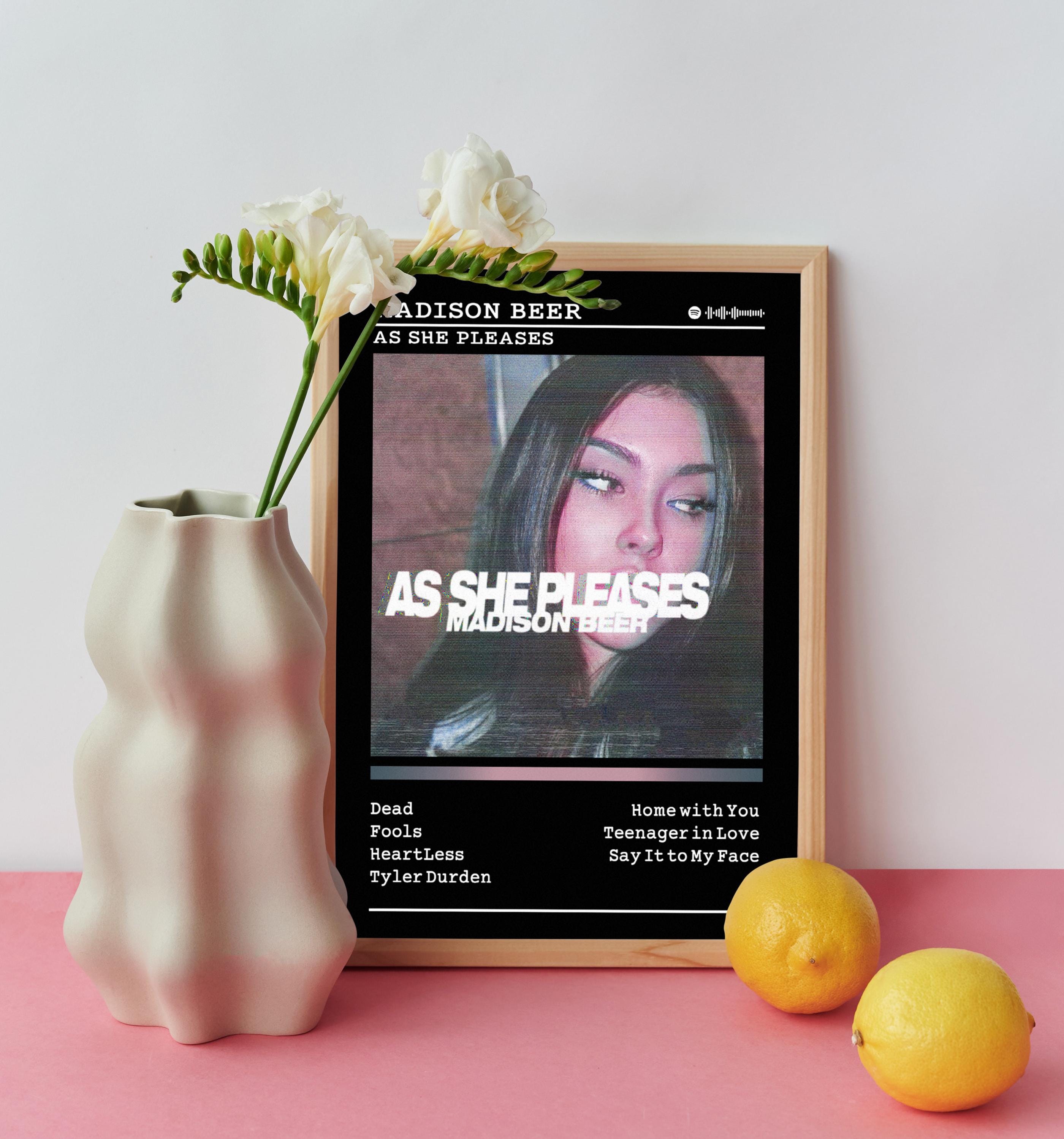 Madison Beer 'as She Pleases' Album Poster: Matte Finish Wall Art